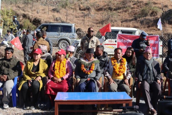 रुकुम पूर्वमा नेकपा संयोजक दाहालको उम्मेदवारी दर्ता